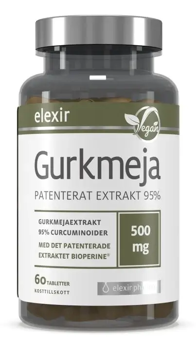 Elexir Pharma Gurkmeja 60 tabletter
